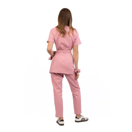 Spodnie medyczne MEDI TEDDY - VELVERDA DUSTY ROSE